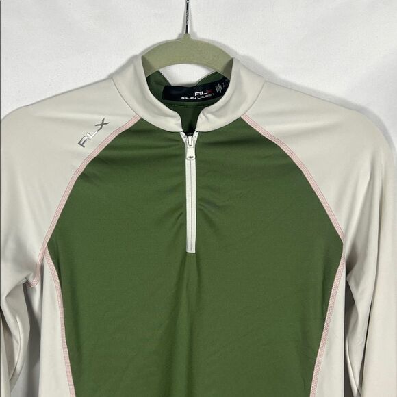 RLX Women’s Ralph Lauren Moisture Wicking Golf Tennis 1/4 Zip Size S - Picture 2 of 4